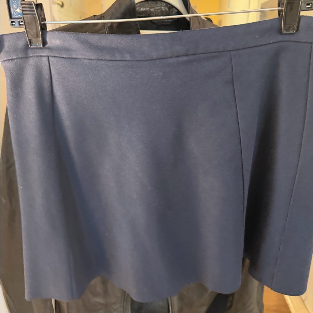 H&M Navy Ruffle Mini Skirt - Picture 2 of 3